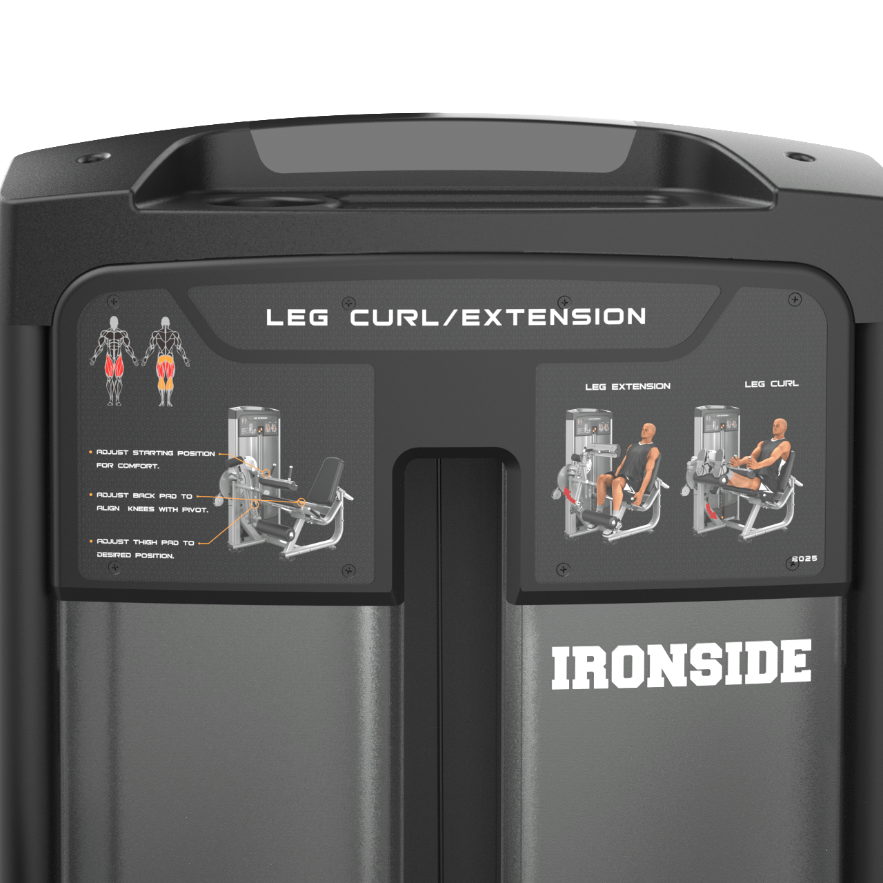 Dual Leg Curl & Extension IRONSIDE Luxe