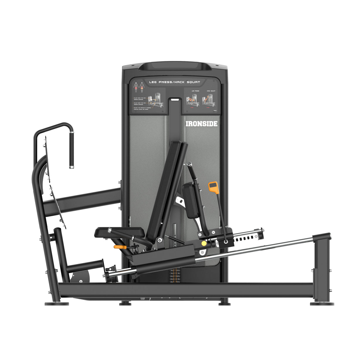 Dual Horizontal Leg Press & Hack Squat IRONSIDE Luxe