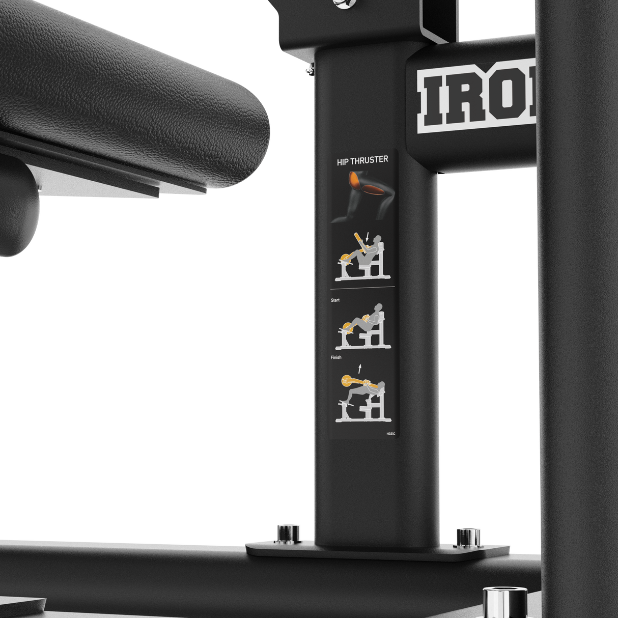 Hip Thrust Bench Plate Loaded IRONSIDE Luxe