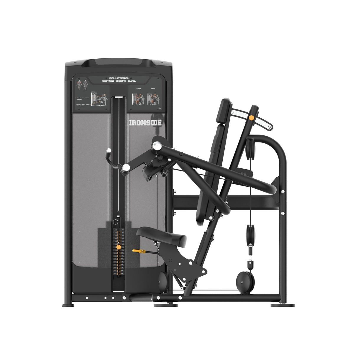 Iso-lateral Seated Biceps Curl IRONSIDE Luxe