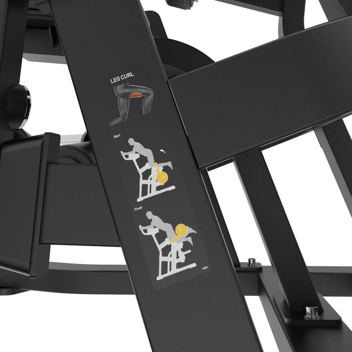 Standing Leg Curl Plate Loaded IRONSIDE Luxe