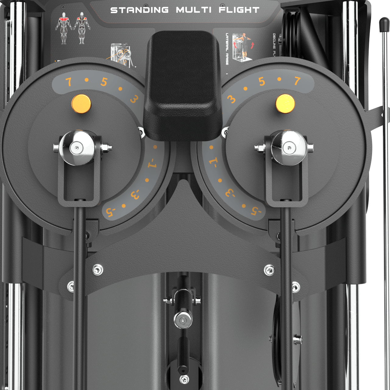 Standing Multi Flight Machine IRONSIDE Luxe