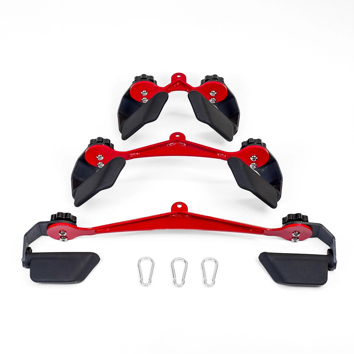 Set de 3 Agarres Fijos de Polea Ergonómicos IRONSIDE