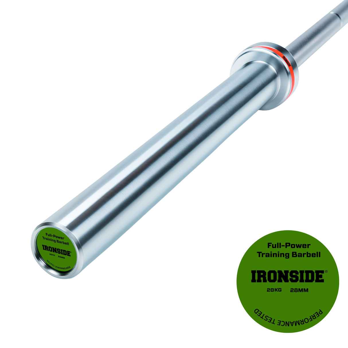 Barra Olímpica Fullpower Training 20 kg  (1.000 lb) IRONSIDE