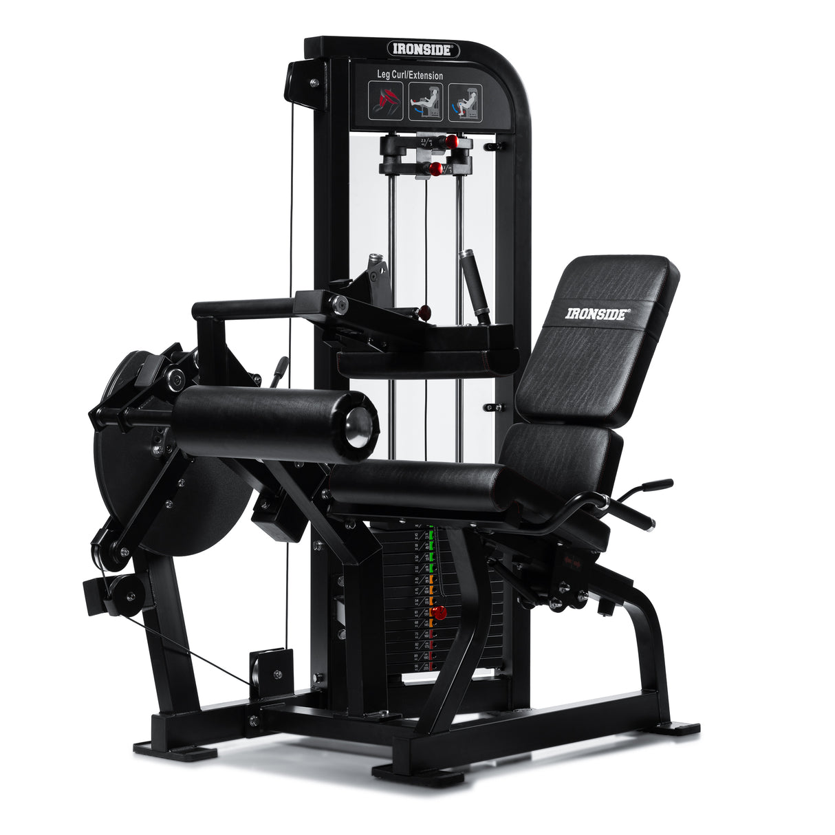 Dual Seated Leg Curl & Extension Machine IRONSIDE Infinity
