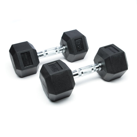 Par de Mancuernas Hexagonales 2.5 a 17.5 KG IRONSIDE