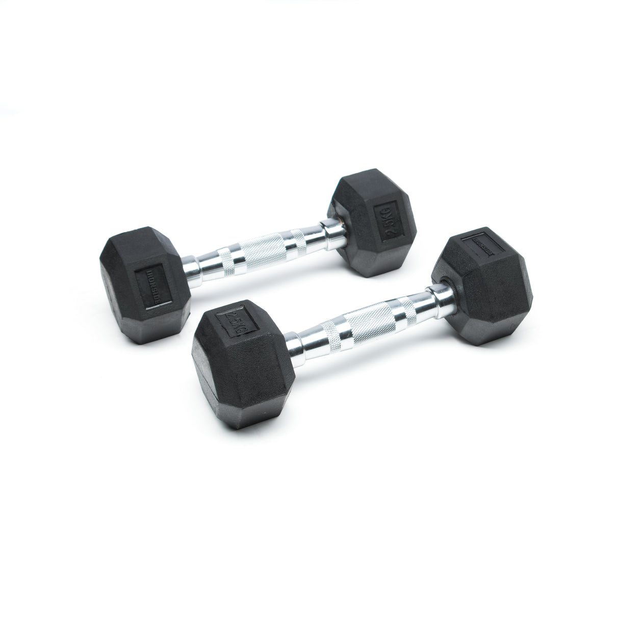 Par de Mancuernas Hexagonales 2.5 a 17.5 KG IRONSIDE