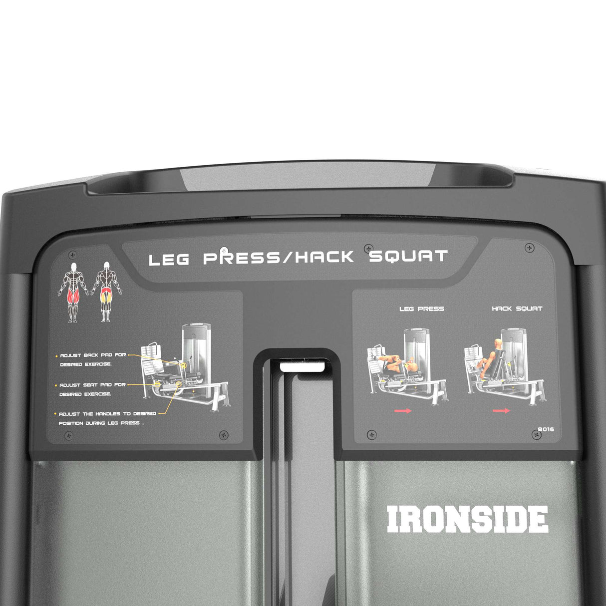 Dual Horizontal Leg Press & Hack Squat IRONSIDE Luxe