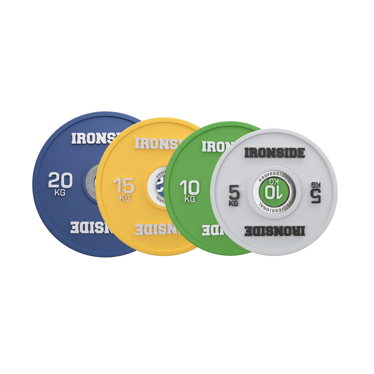 Disco Olímpico Calibrado Powerlifting (5 a 25 kg) IRONSIDE