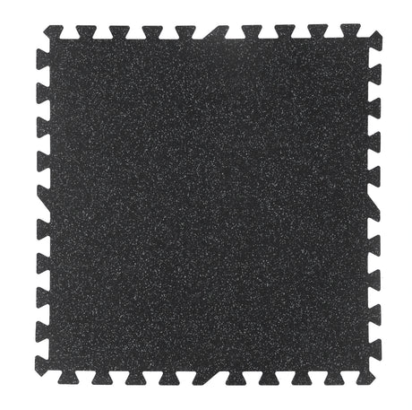 Piso de Gimnasio Interlock EPDM Negro/Gris 6 mm IRONSIDE