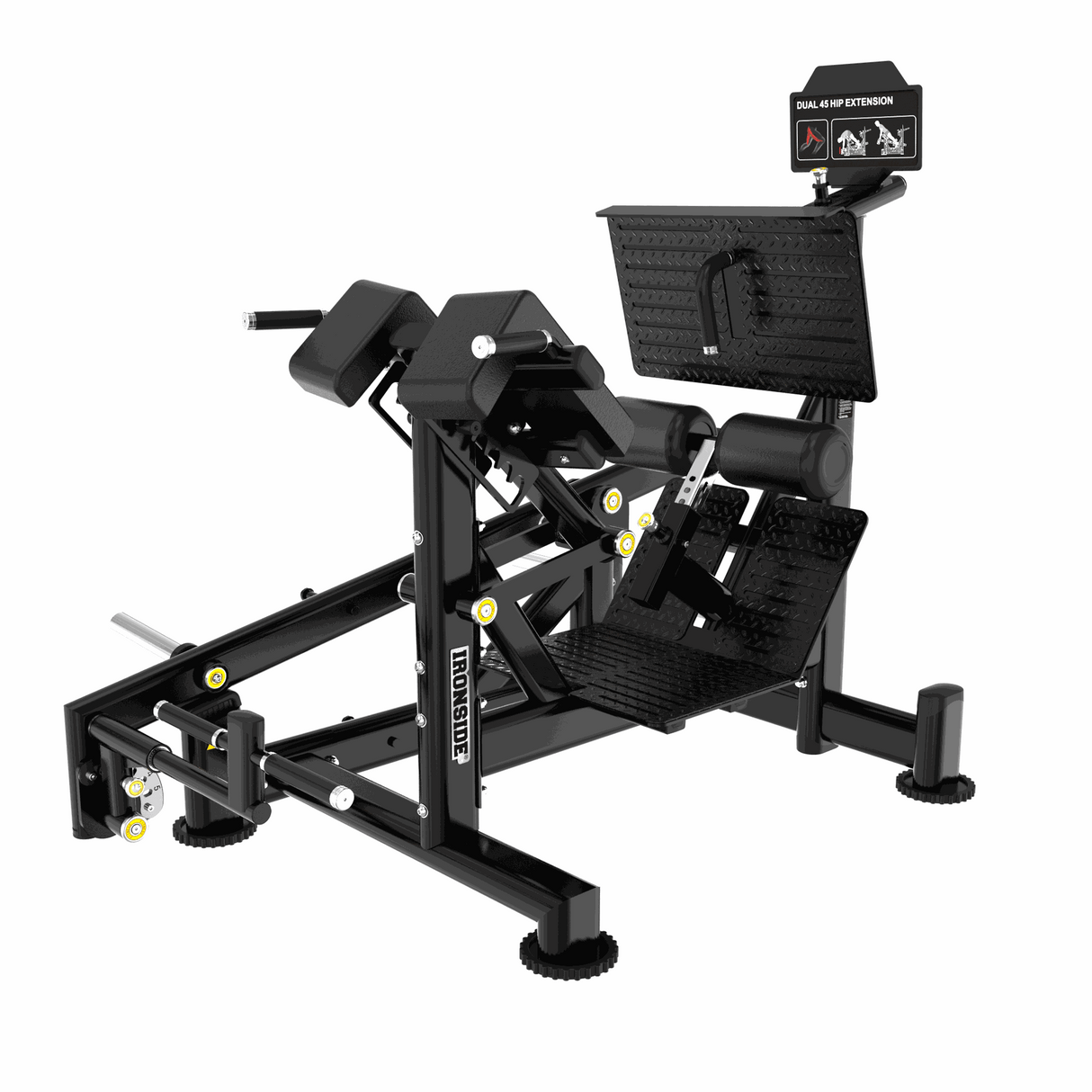 Dual Hip Extension 45° Plate Loaded IRONSIDE Infinity