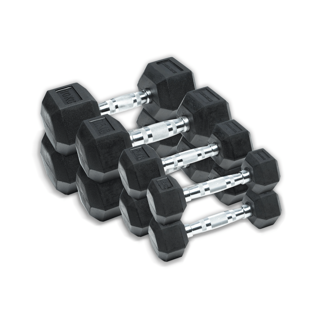 Mancuerna Hexagonal de 2.5 a 50 kg IRONSIDE