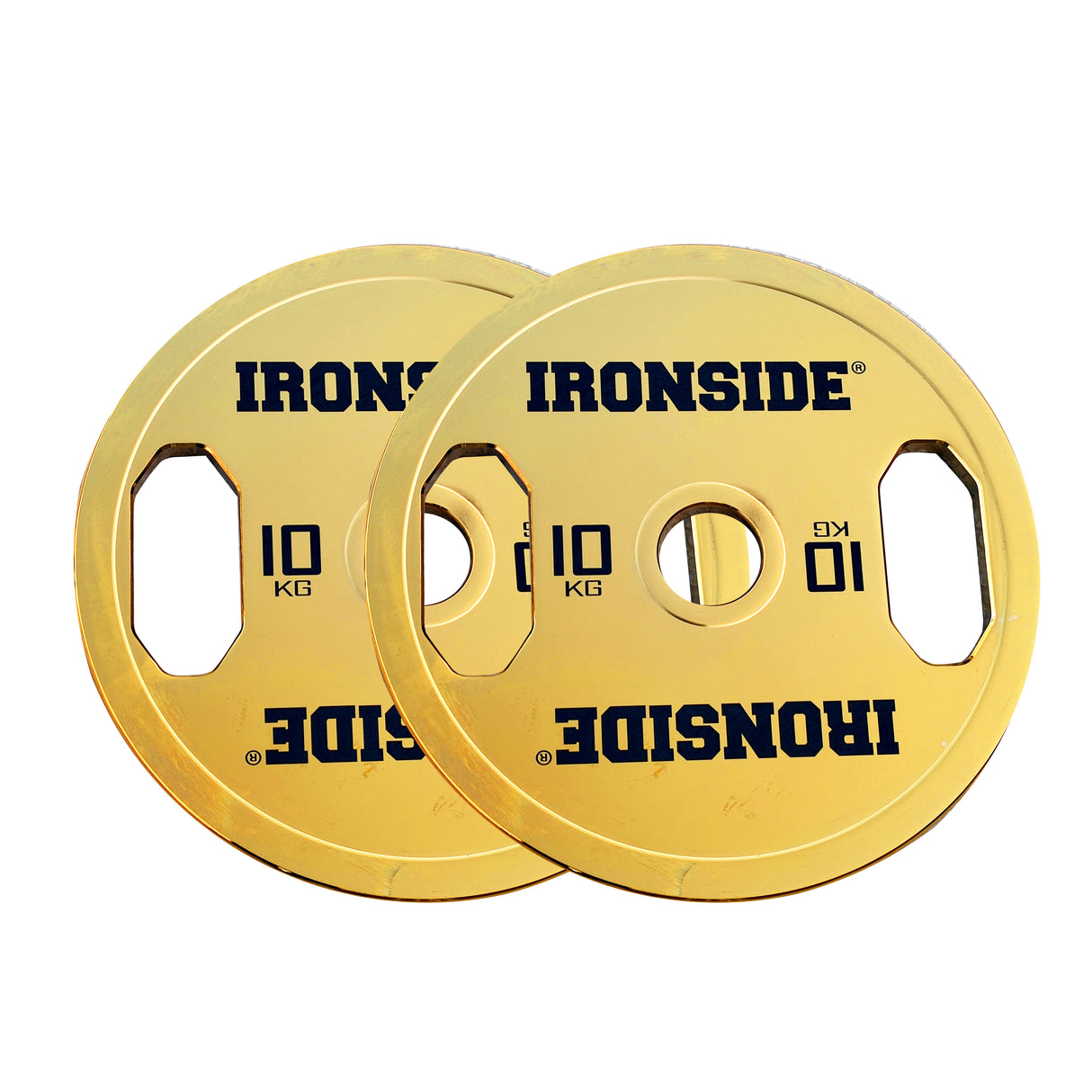 Disco Olímpico Steel Gold IRONSIDE 5 a 25 KG unidad y packs de 100-150 kg