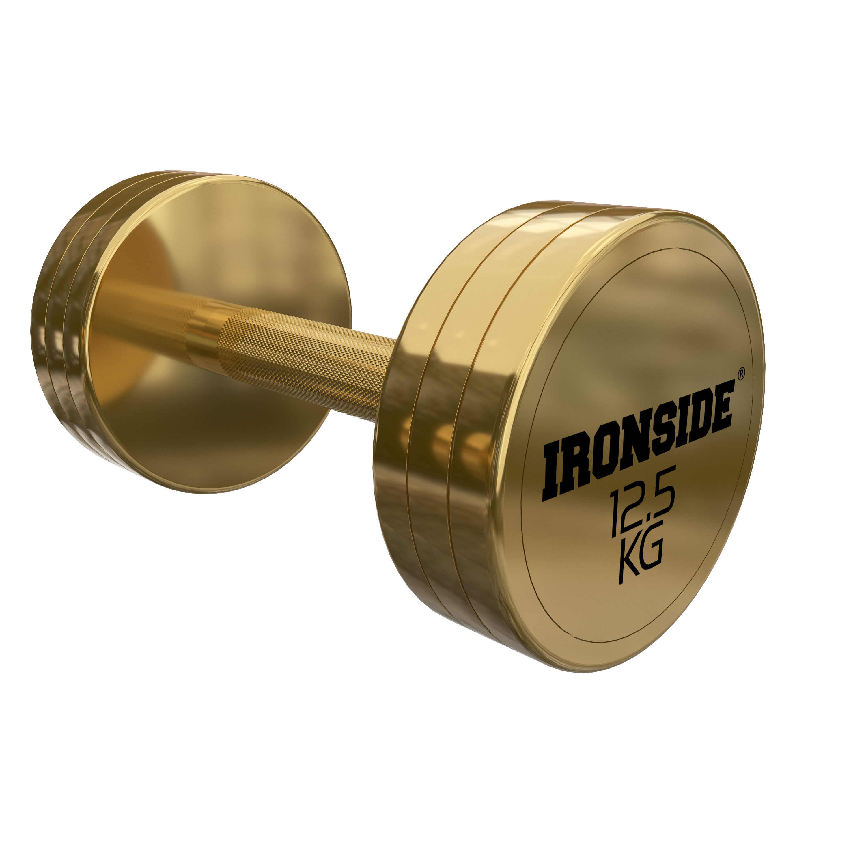 Mancuerna Circular Gold IRONSIDE (2.5 a 50 kg)