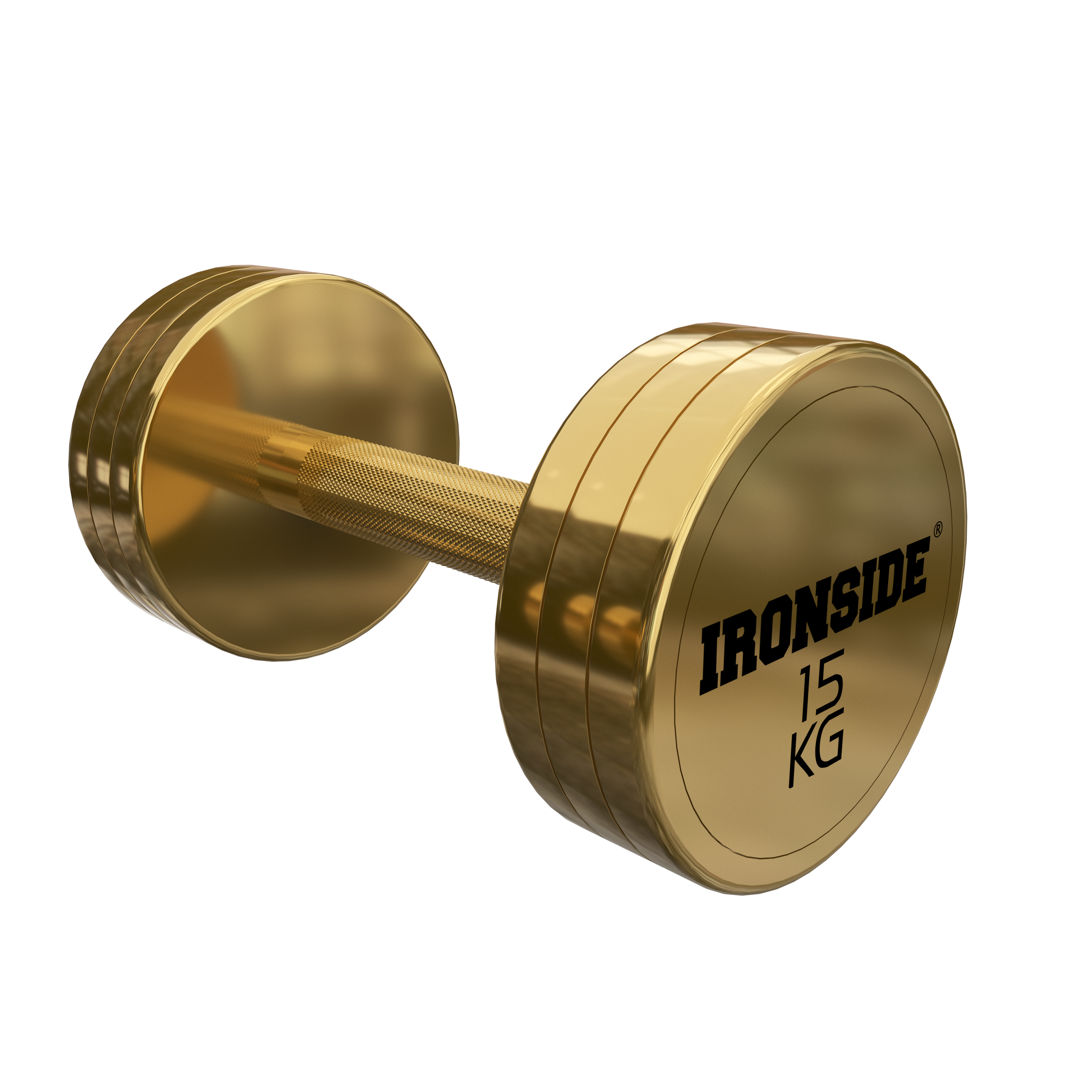 Mancuerna Circular Gold IRONSIDE (2.5 a 50 kg)