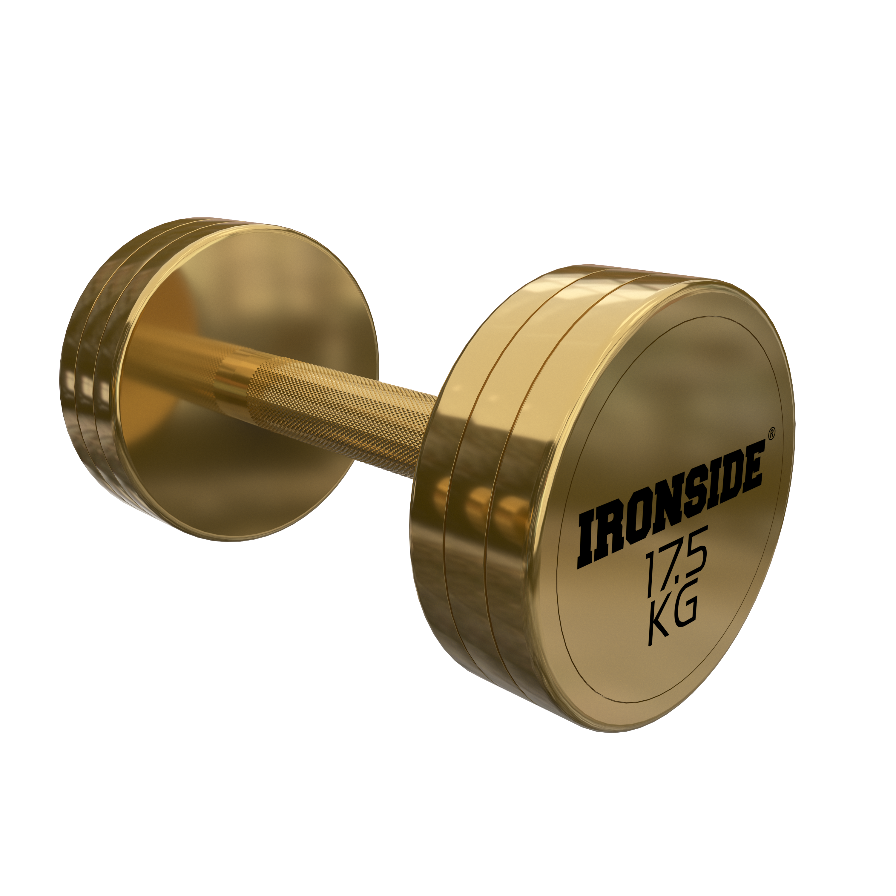 Mancuerna Circular Gold IRONSIDE (2.5 a 50 kg)