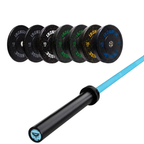 Pack IRONSIDE Barra 15 KG + Set Discos Olímpicos (LB)