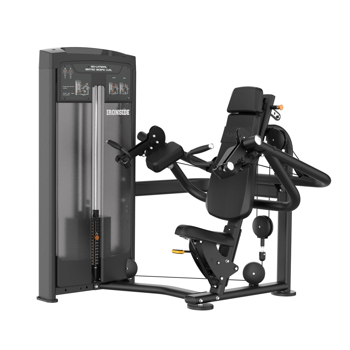Iso-lateral Seated Biceps Curl IRONSIDE Luxe