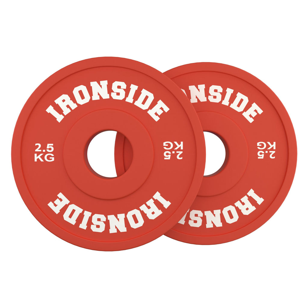 Discos Fraccionales Olímpicos PU (0.5 a 2.5 KG) IRONSIDE