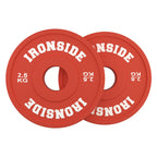 Discos Fraccionales Olímpicos PU (0.5 a 2.5 KG) IRONSIDE