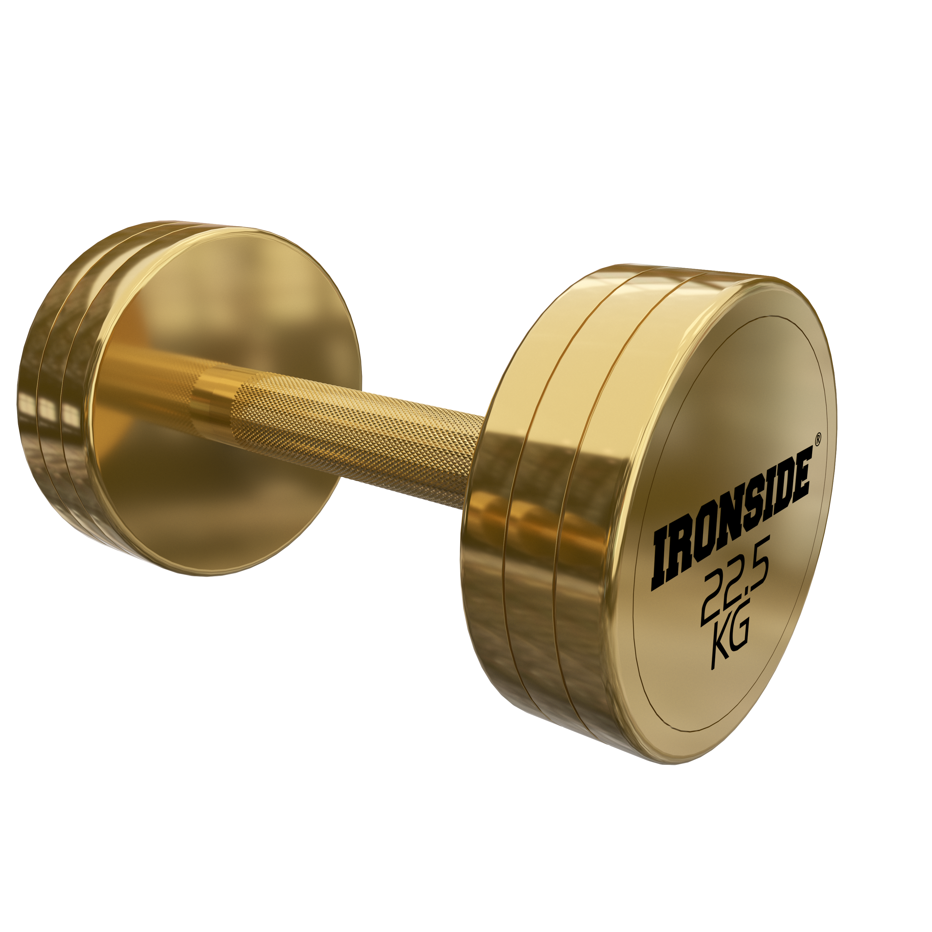 Mancuerna Circular Gold IRONSIDE (2.5 a 50 kg)