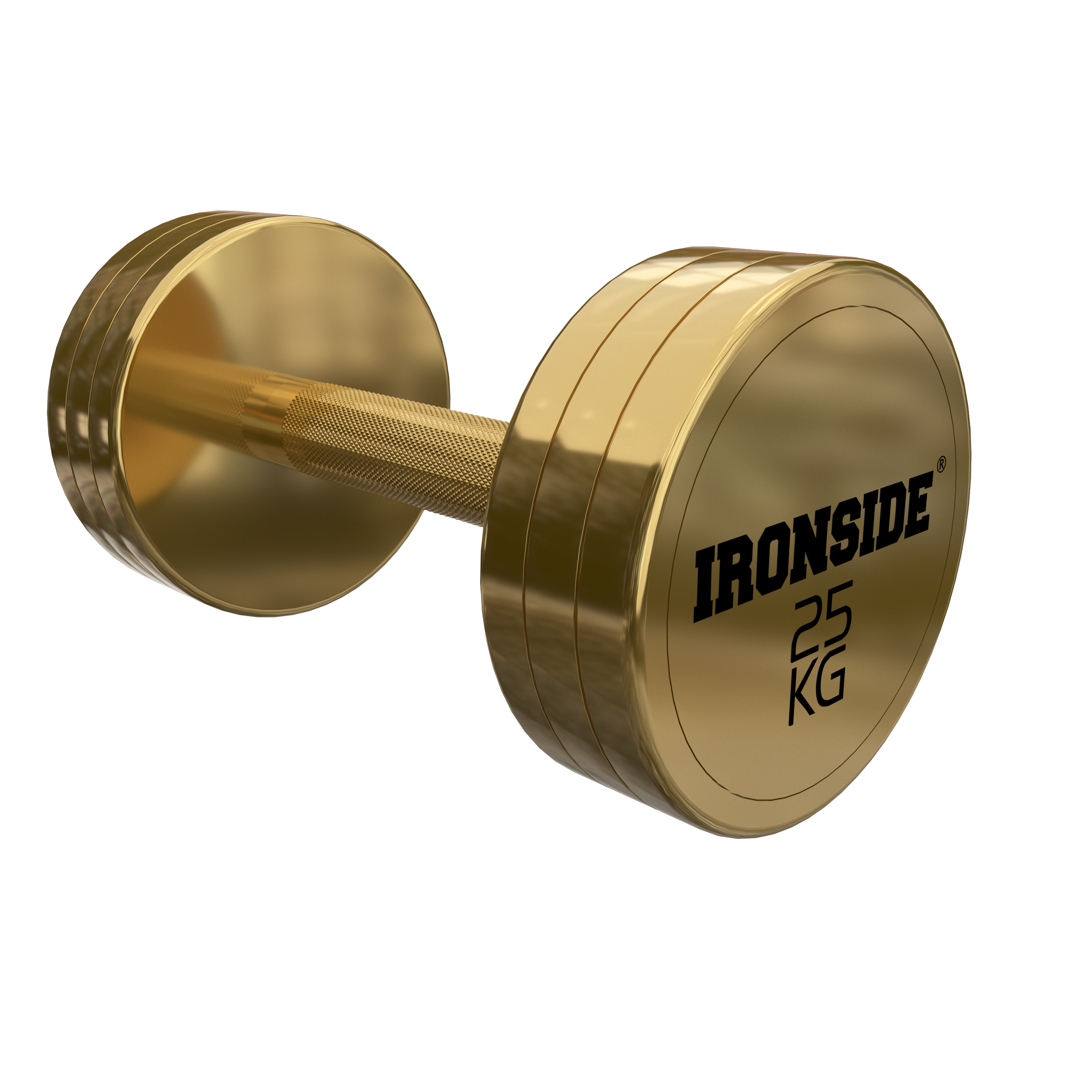 Mancuerna Circular Gold IRONSIDE (2.5 a 50 kg)