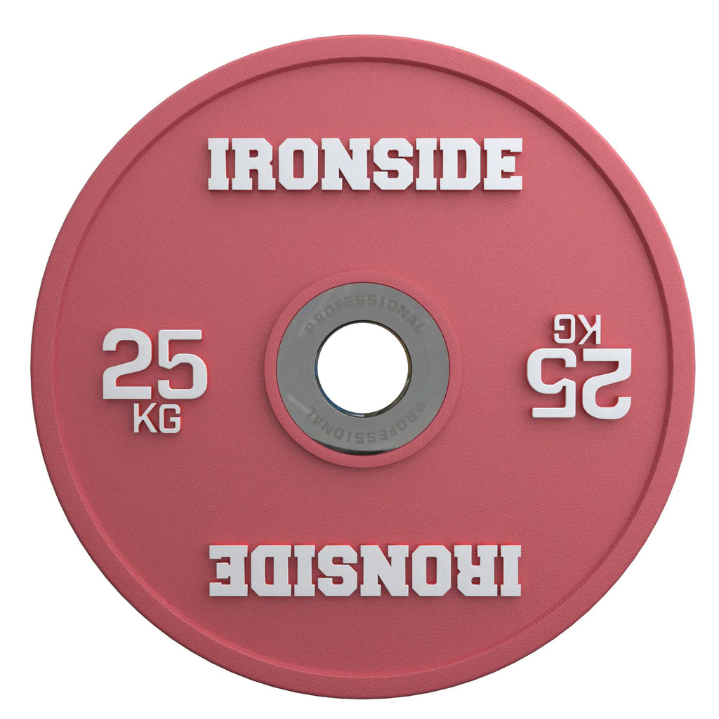 Disco Olímpico Calibrado Powerlifting (5 a 25 kg) IRONSIDE