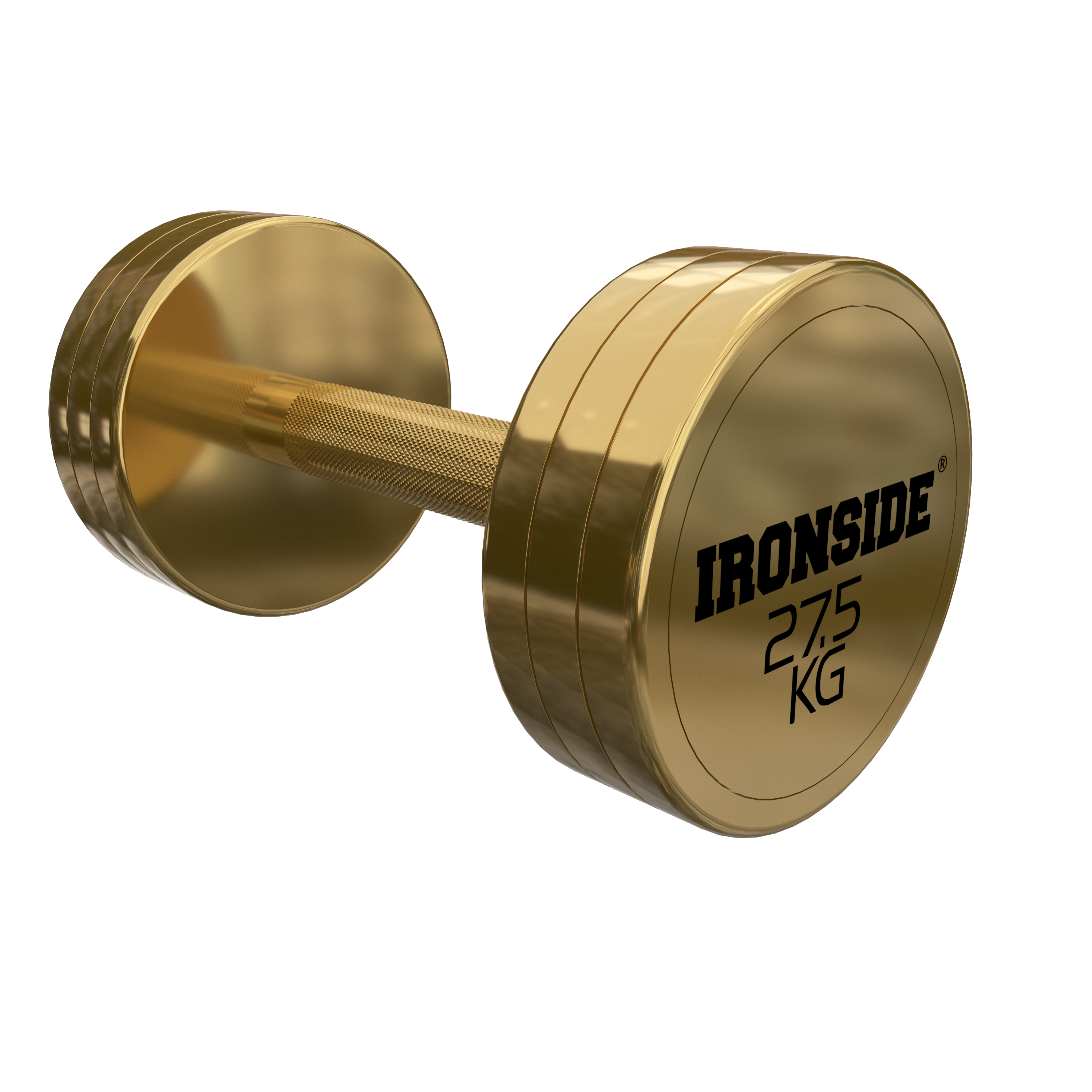 Mancuerna Circular Gold IRONSIDE (2.5 a 50 kg)