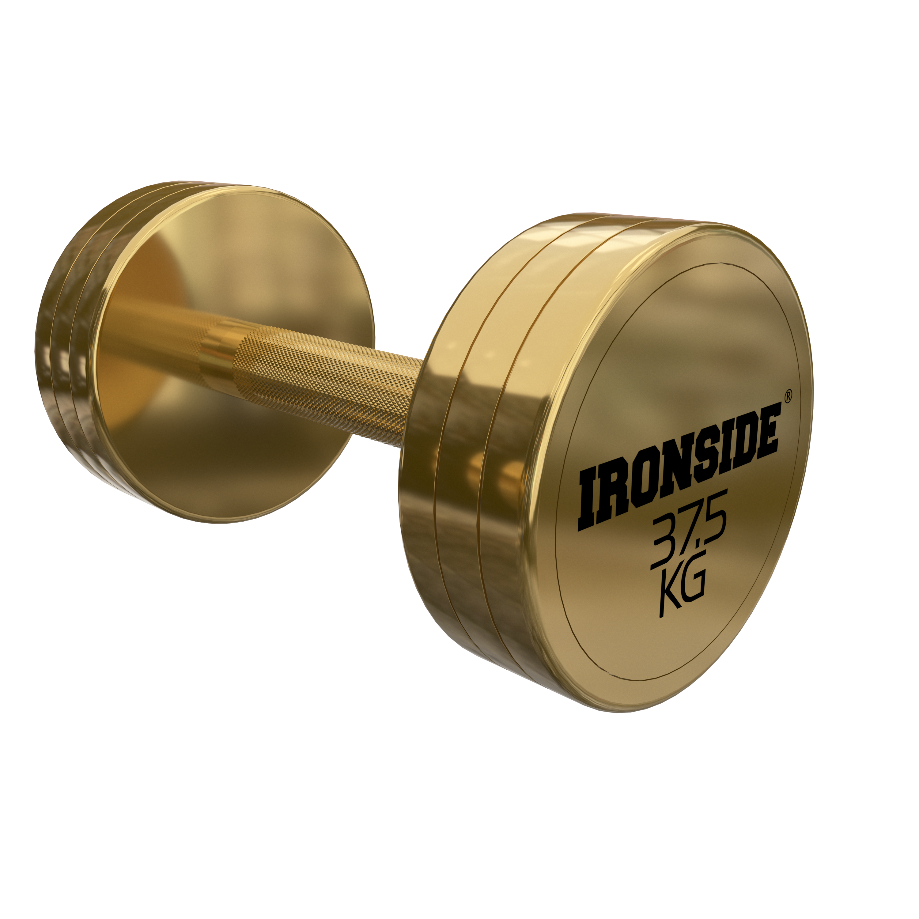 Mancuerna Circular Gold IRONSIDE (2.5 a 50 kg)