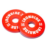 Discos Fraccionales Olímpicos PU IRONSIDE (0.5 a 2.5 KG)