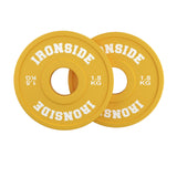 Discos Fraccionales Olímpicos PU IRONSIDE (0.5 a 2.5 KG)