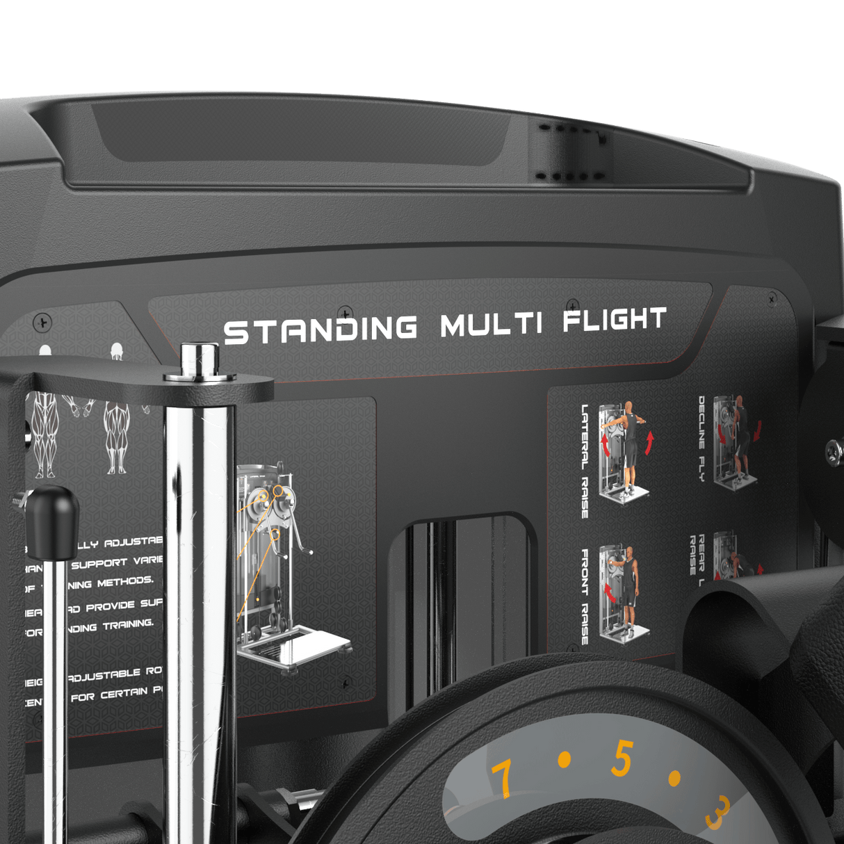 Standing Multi Flight Machine IRONSIDE Luxe