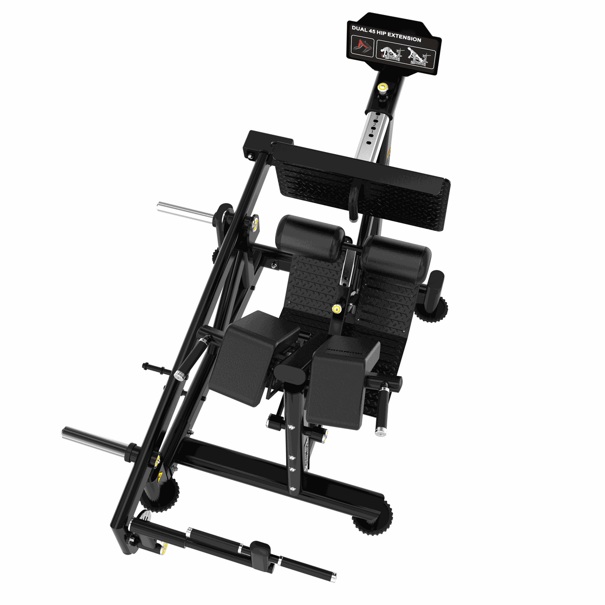 Dual Hip Extension 45° Plate Loaded IRONSIDE Infinity