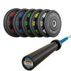 Pack IRONSIDE Barra 20 KG + Set Discos Olímpicos (LB)