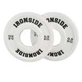 Discos Fraccionales Olímpicos PU IRONSIDE (0.5 a 2.5 KG)