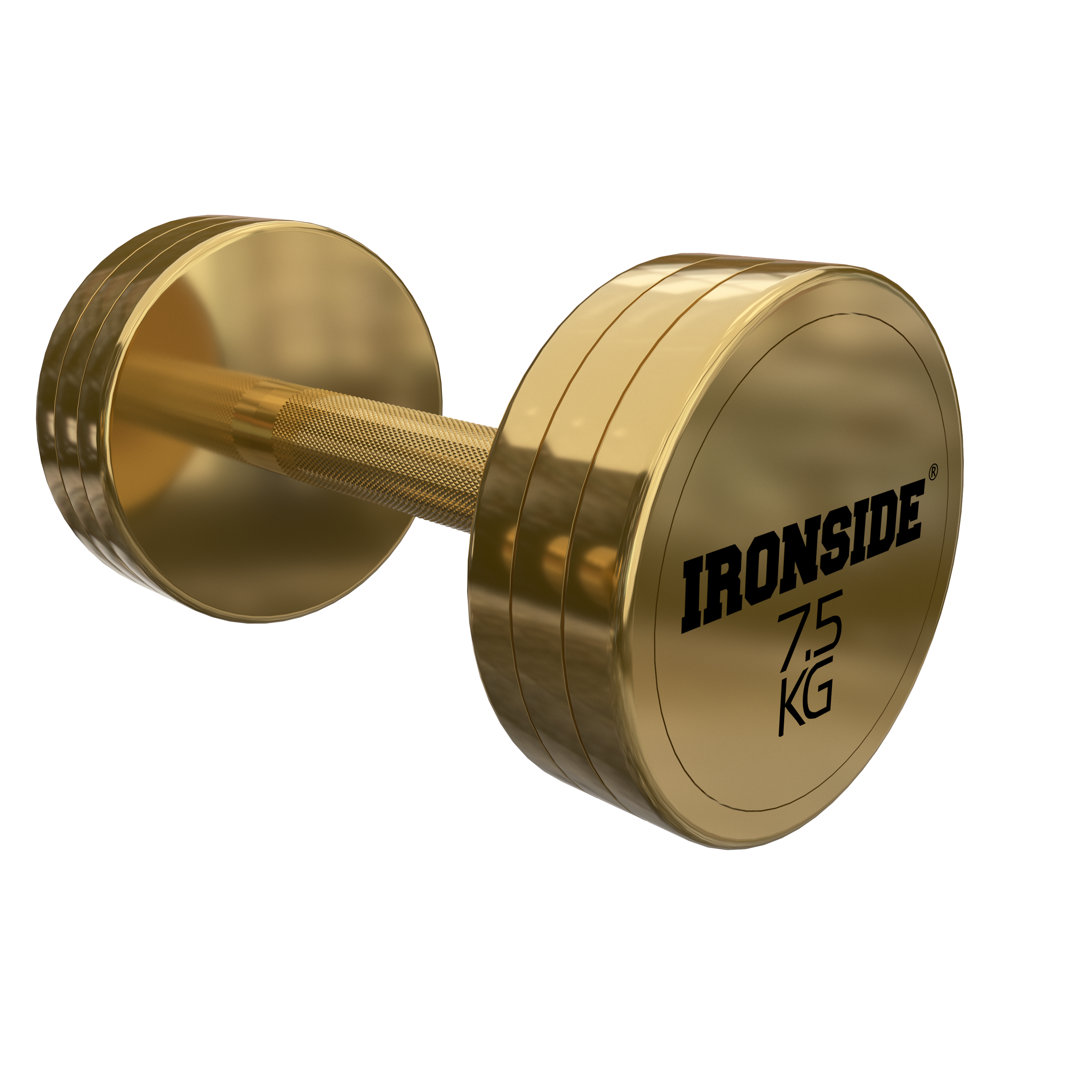 Mancuerna Circular Gold IRONSIDE (2.5 a 50 kg)
