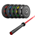 Pack IRONSIDE Barra 20 KG + Set Discos Olímpicos (LB)