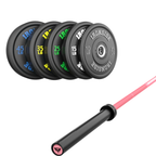 Pack IRONSIDE Barra 15 KG + Set Discos Olímpicos (LB)