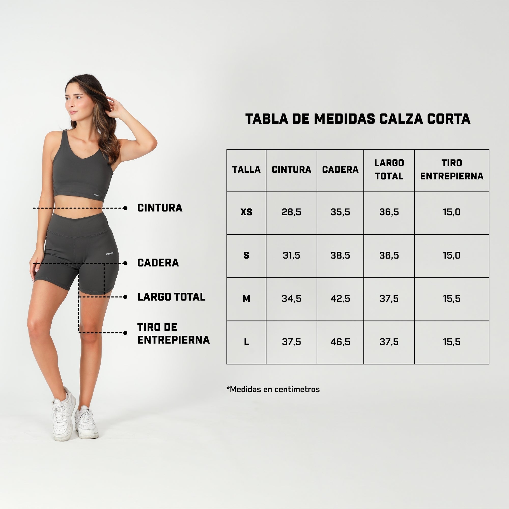 Calzas Cortas para Mujer Edición Limitada IRONSIDE