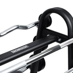Pack IRONSIDE 10 Barras Peso Fijos PU (10 a 30 kg) + Rack de Almacenamiento