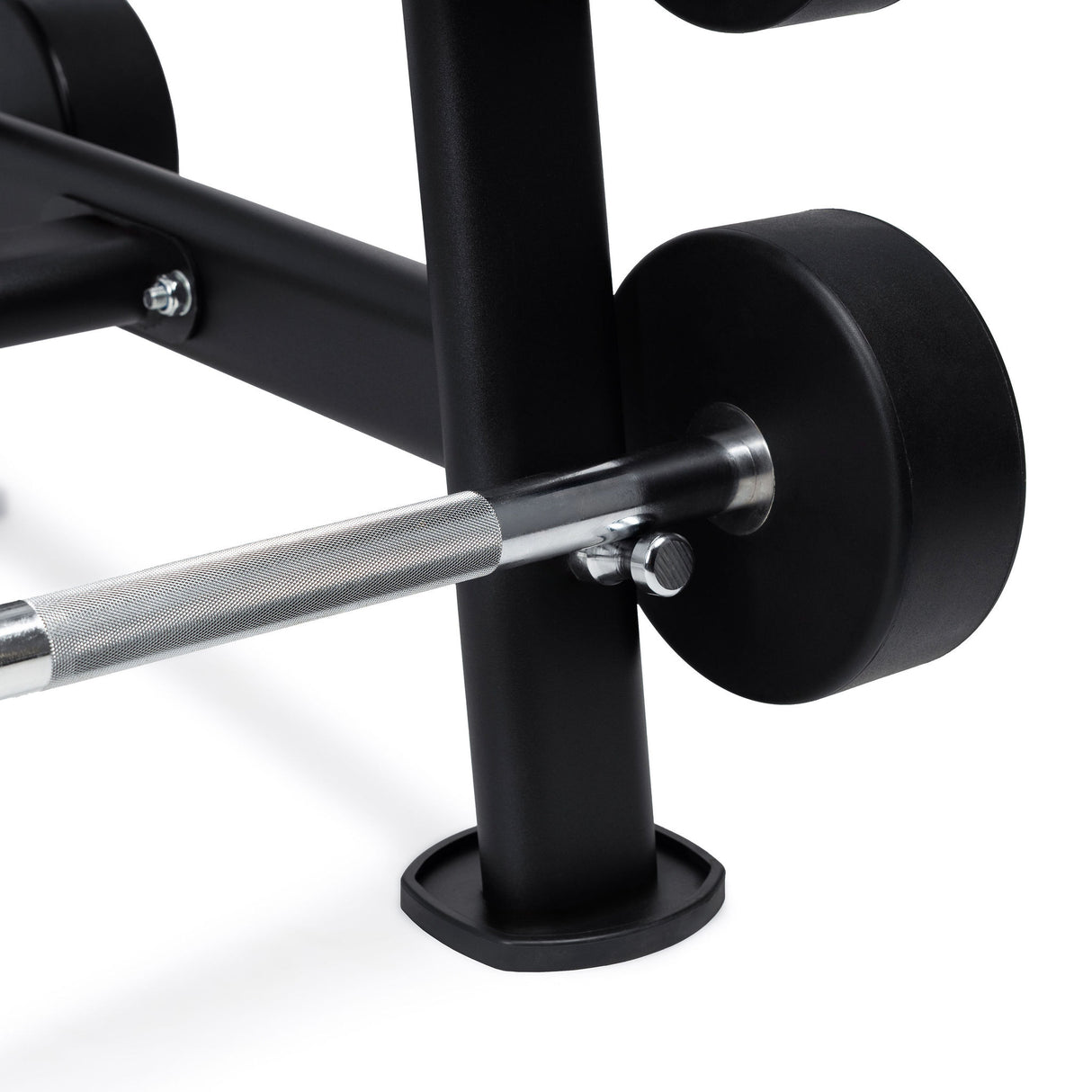 Set 10 Barras Mixtas Precargadas (10 a 30kg) + Rack de Almacenamiento IRONSIDE