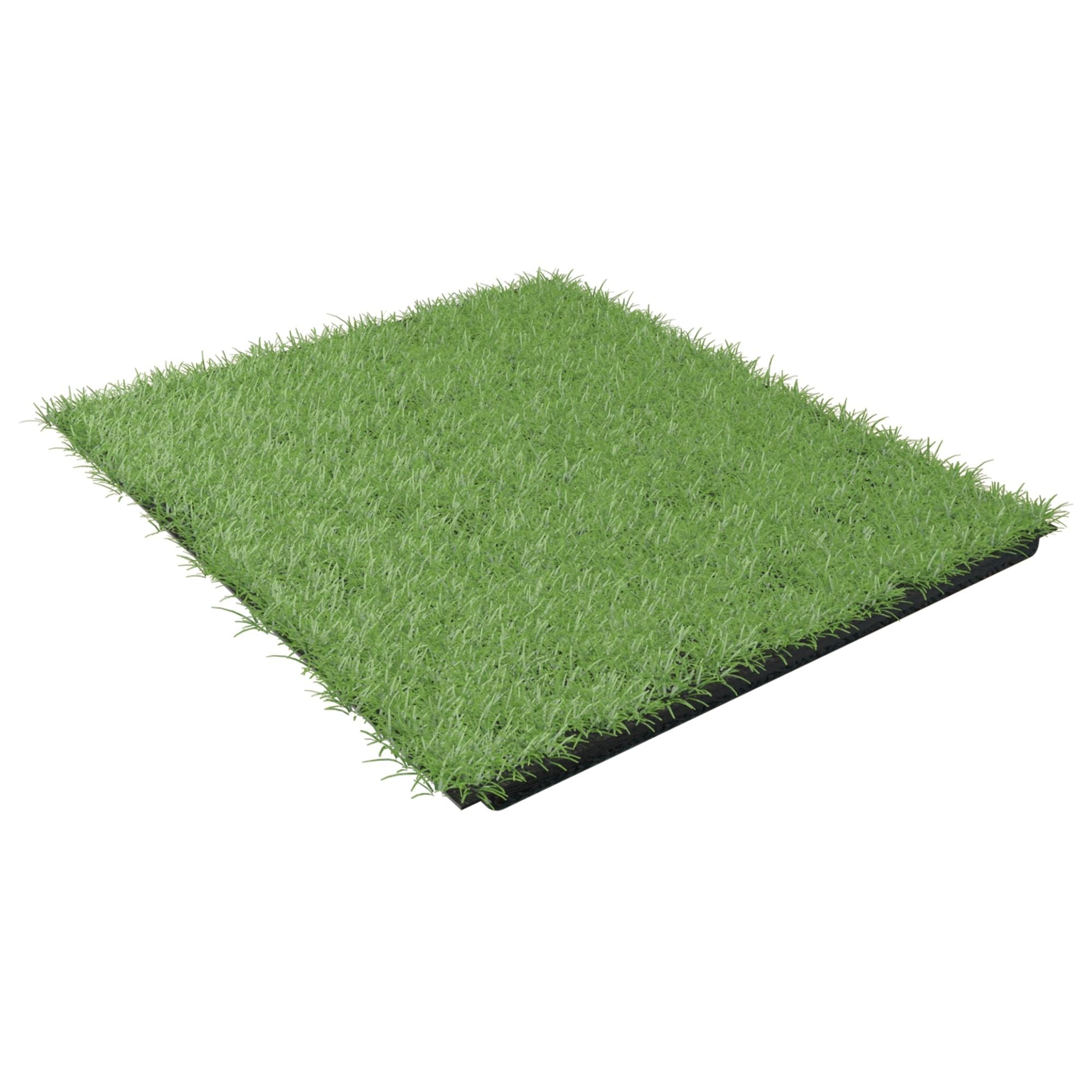 Piso de Caucho con Pasto Sintetico (50×50×4,5 cm) IRONSIDE