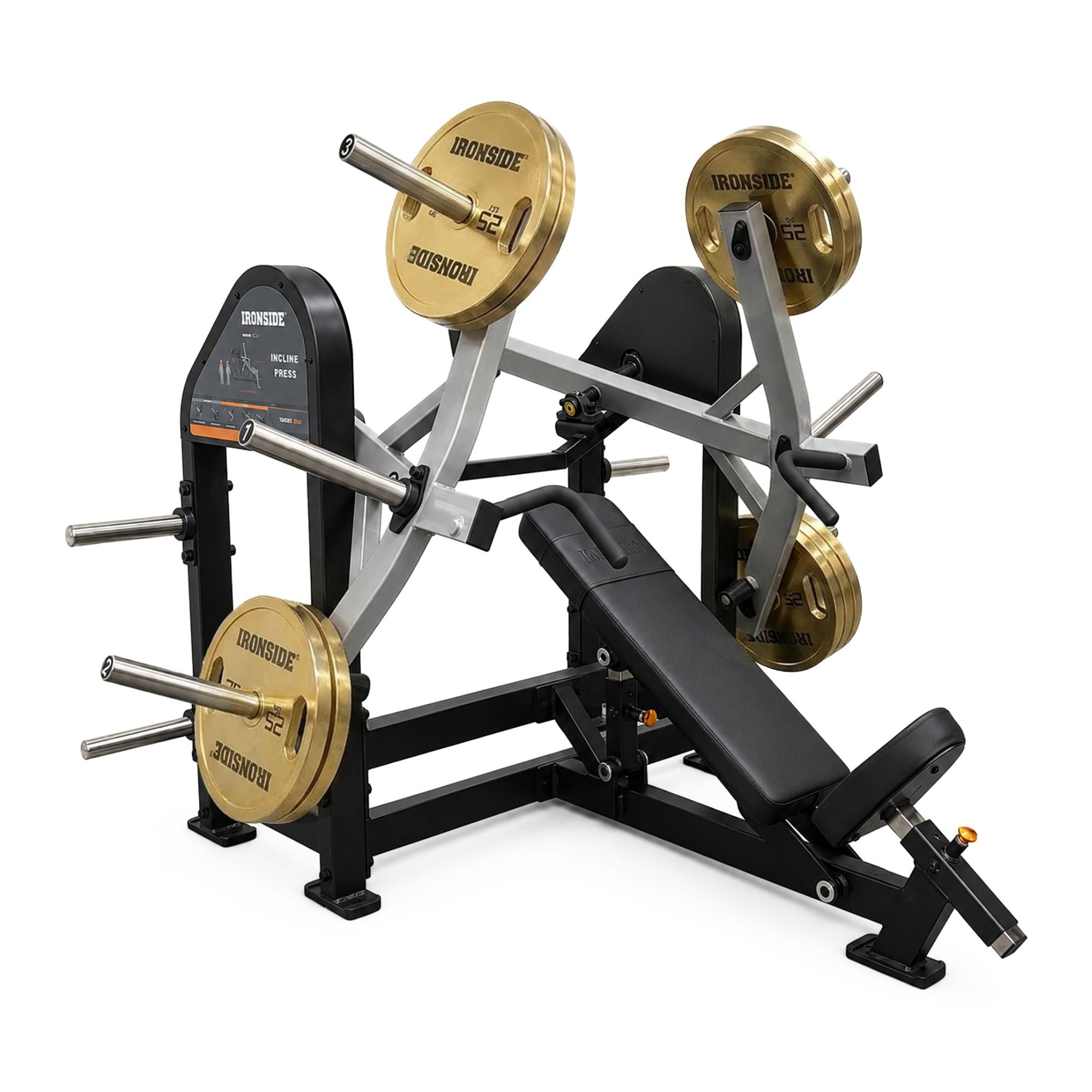 Press Banca Inclinada Plate Loaded IRONSIDE Premier
