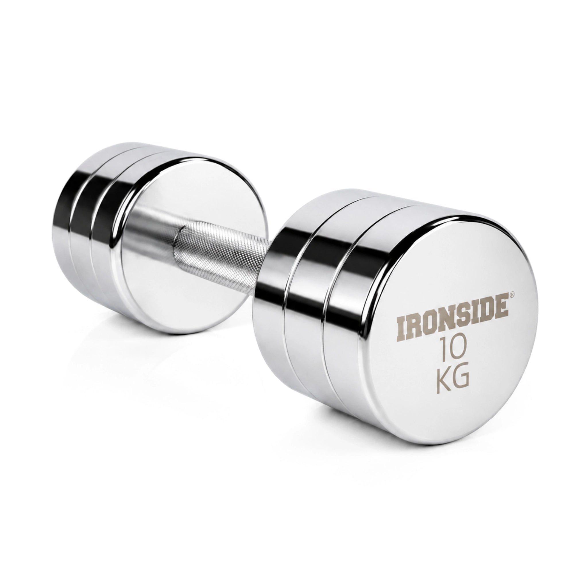 Mancuerna Circular Hard Chromed Steel (1 a 10 kg) IRONSIDE