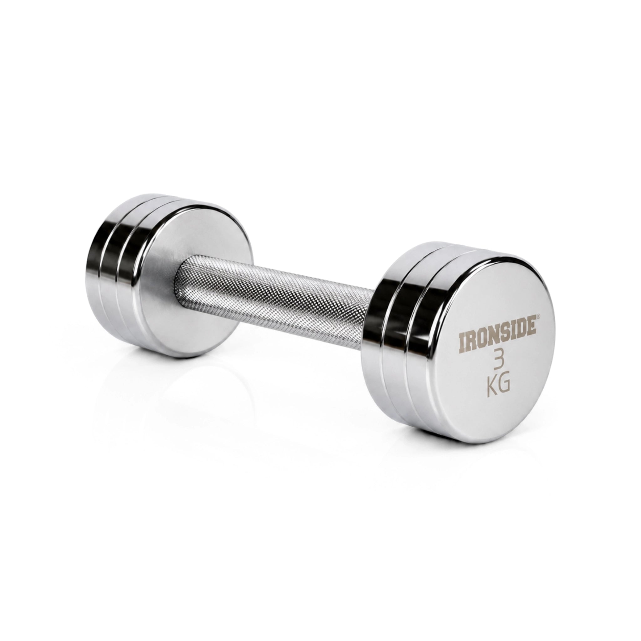 Mancuerna Circular Hard Chromed Steel (1 a 10 kg) IRONSIDE