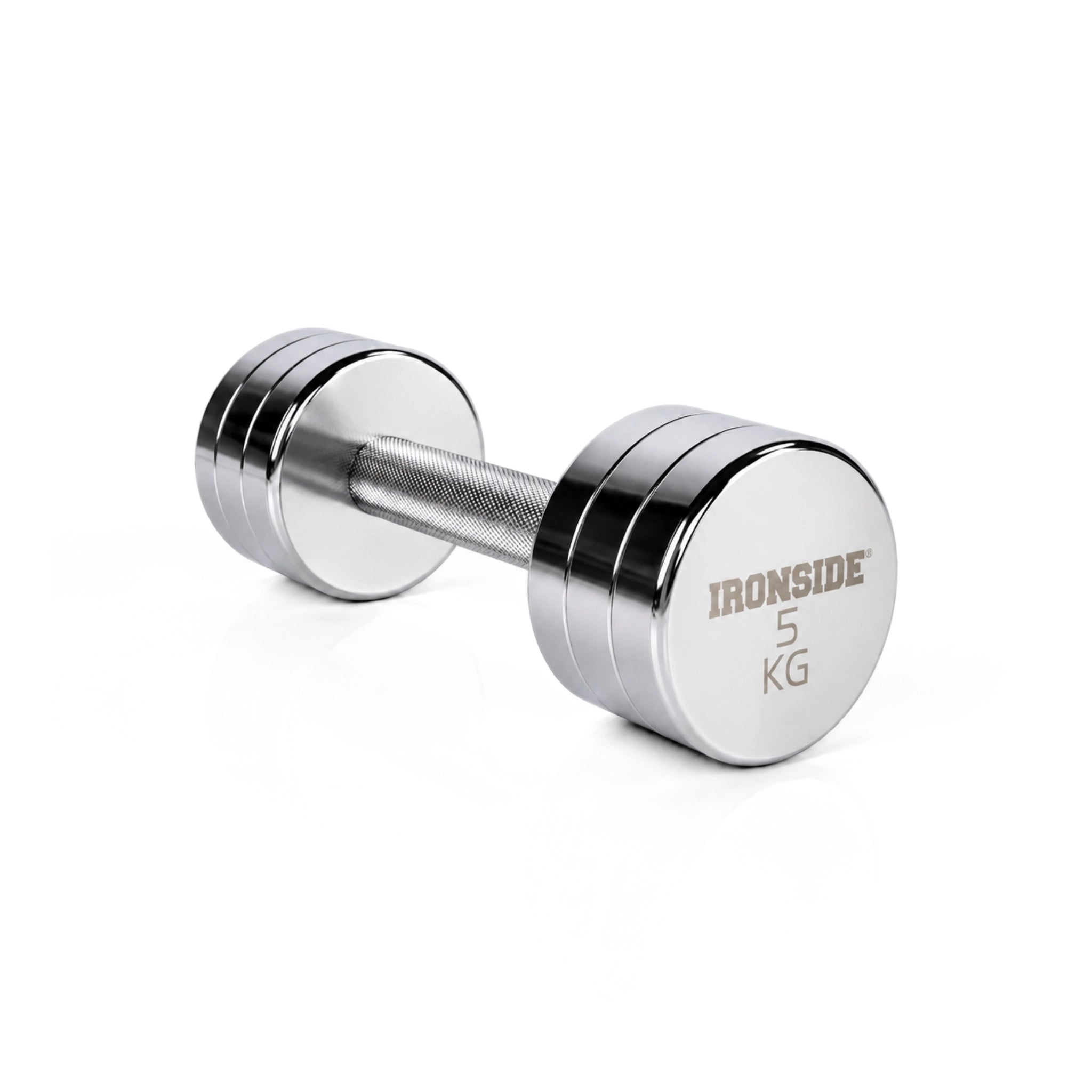 Mancuerna Circular Hard Chromed Steel (1 a 10 kg) IRONSIDE