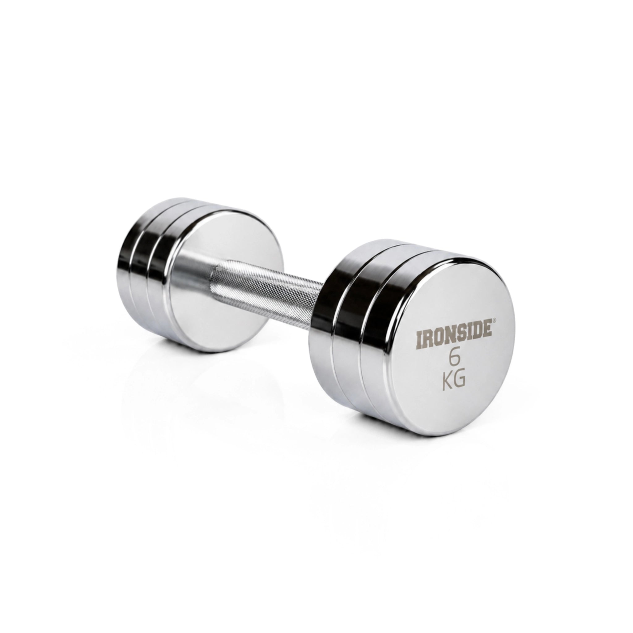 Mancuerna Circular Hard Chromed Steel (1 a 10 kg) IRONSIDE