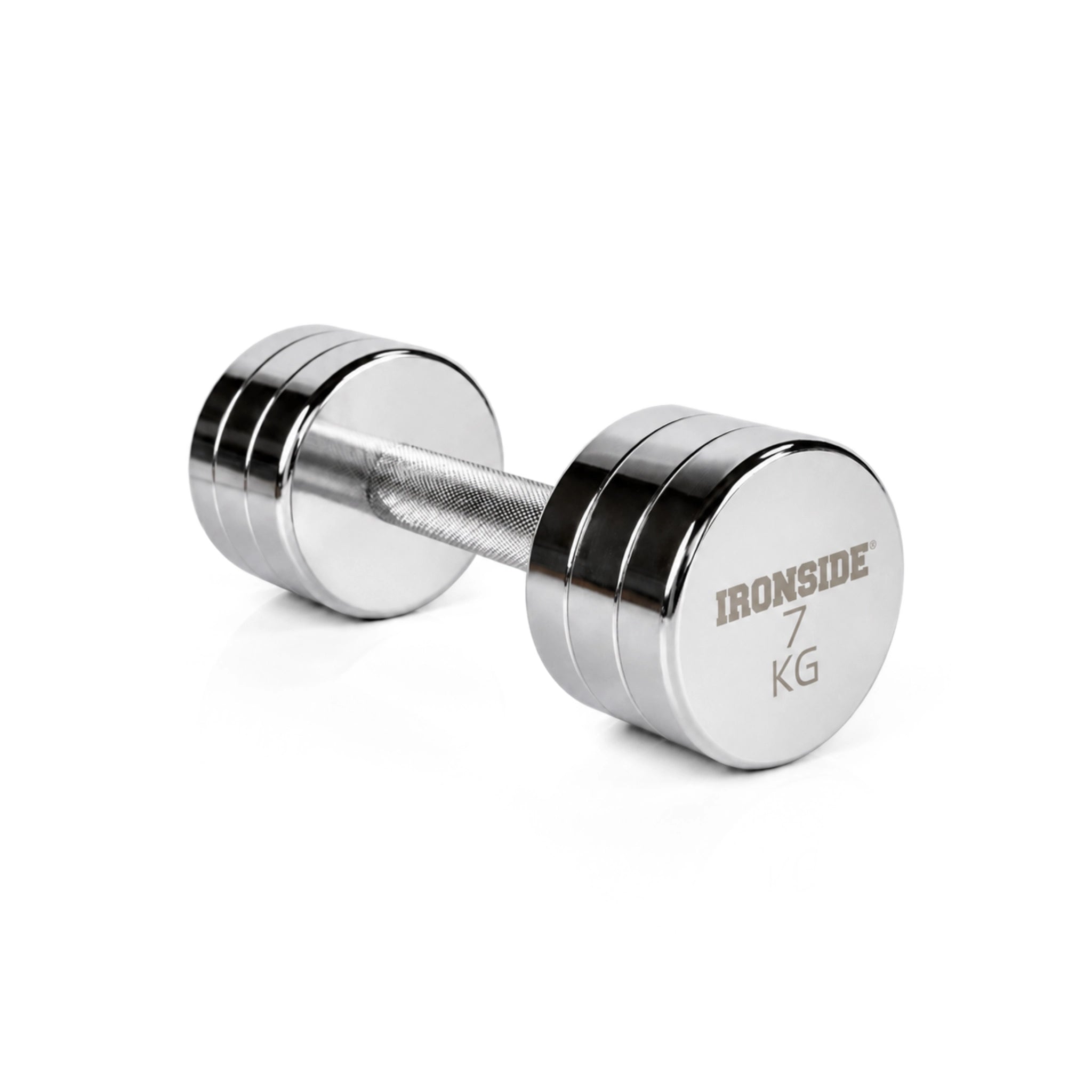 Mancuerna Circular Hard Chromed Steel (1 a 10 kg) IRONSIDE