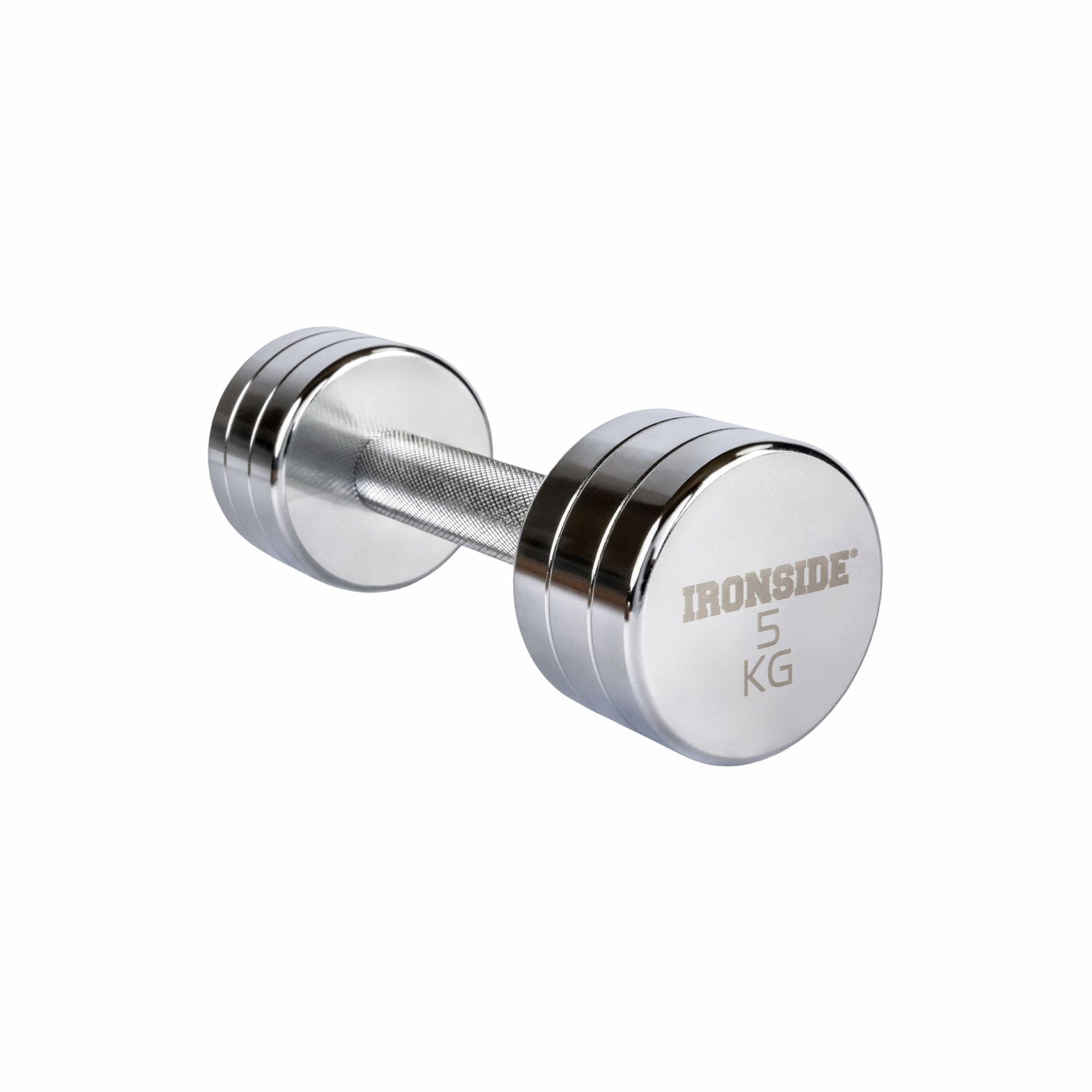 Mancuerna Circular Hard Chromed Steel (1 a 10 kg) IRONSIDE