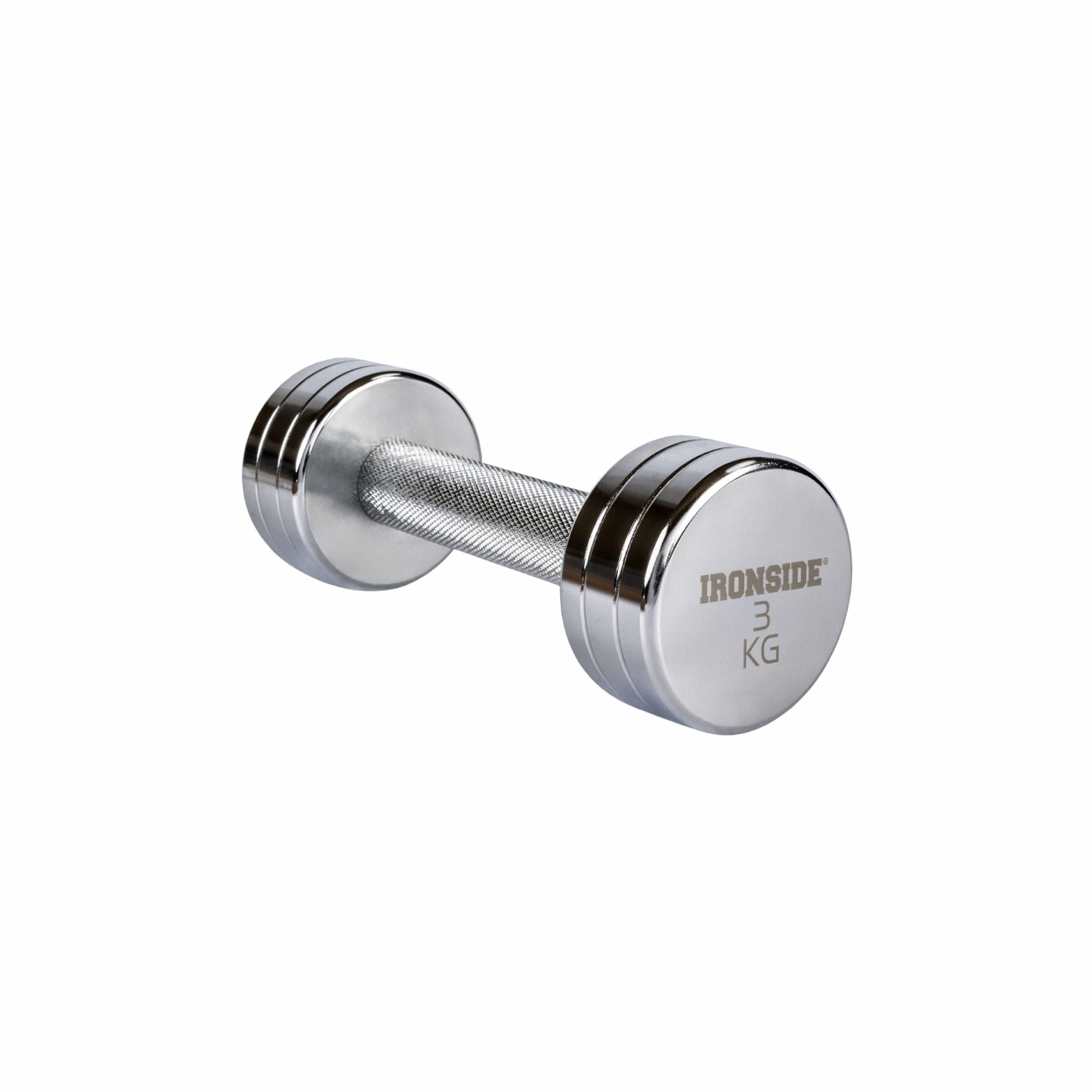 Mancuerna Circular Hard Chromed Steel (1 a 10 kg) IRONSIDE